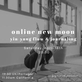 yin yoga online in english